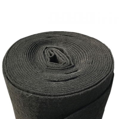 Activated carbon air filter media roll for greenhouse