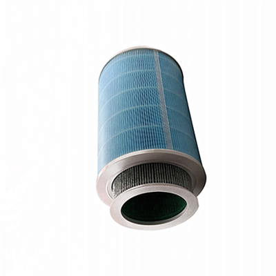 High Efficiency Antibacterial Particle filtration Cylinder H14 Hepa air Filter